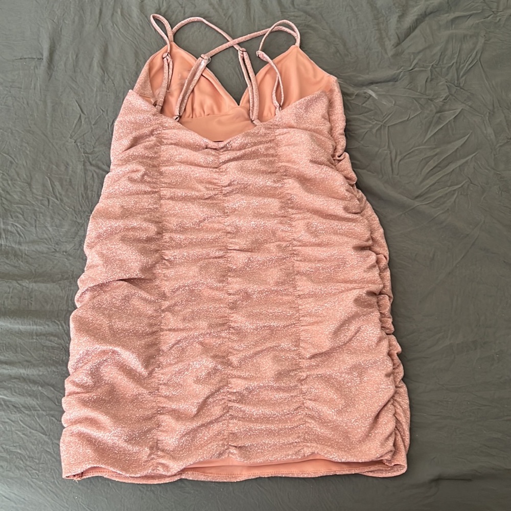 Pink Sparkly Wild Fable Bodycon dress - Picture 4 of 4